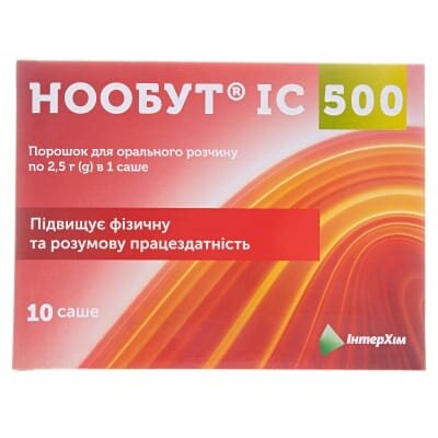 Нообут IC 500 порошок д/ор. р-ну 500 мг/дозу по 2.5 г №10 у саше