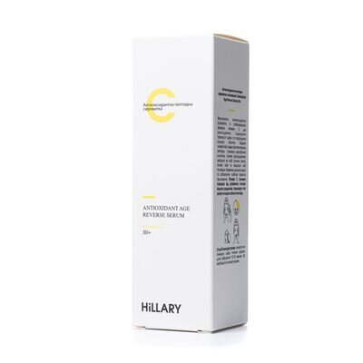 Сироватка для обличчя Hillary Antioxidant Age Reverse Serum 30+ з вітаміном C, 30 мл