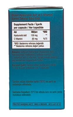 Гіалуронова кислота Orzax Ocean Hyaluronic Acid 150 мг, 30 капсул