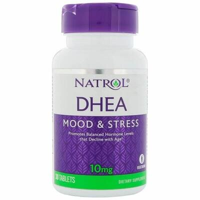 Дегідроепіандростерон Natrol DHEA 10 мг, 30 таблеток