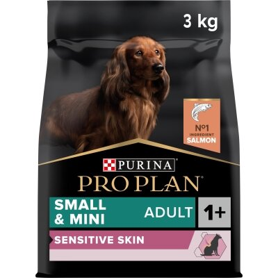 Корм сухий Purina Pro Plan Small & Mini Sensitive Skin з лососем, 3 кг
