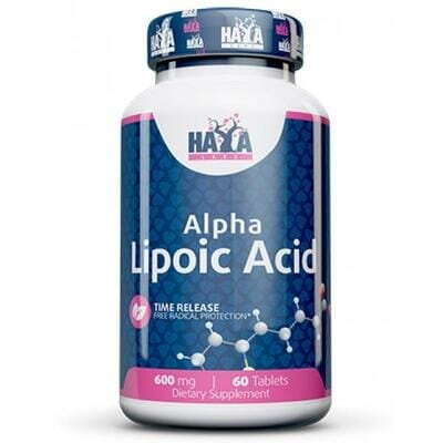 Альфа-ліпоєва кислота Haya Labs Alpha Lipoic Acid (Time Release) пролонгованої дії 600 мг таблетки №60