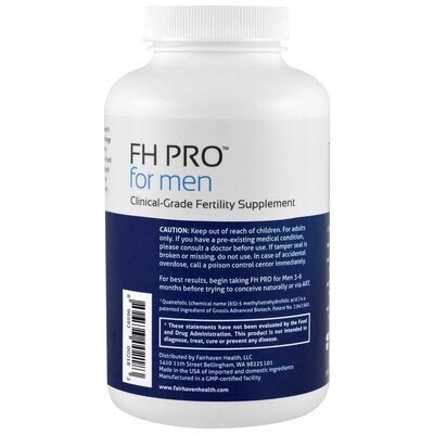 Репродуктивне здоров'я чоловіків Fairhaven Health FH Pro For Men, 180 капсул