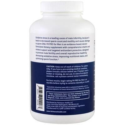 Репродуктивне здоров'я чоловіків Fairhaven Health FH Pro For Men, 180 капсул