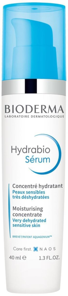 Сироватка для обличчя Bioderma Hydrabio інтенсивної дії для чутливої зневодненої шкіри, 40 мл