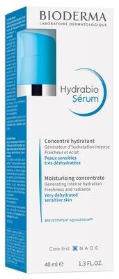Сироватка для обличчя Bioderma Hydrabio інтенсивної дії для чутливої зневодненої шкіри, 40 мл
