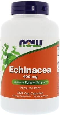 Ехінацея NOW Echinacea 400 мг вег. капсули №250