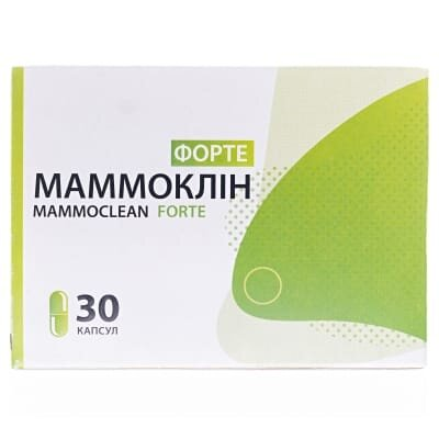Маммоклін Форте капсули по 400 мг №30 (10х3)