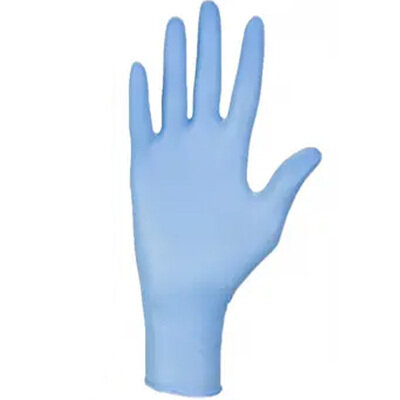 Рукавички оглядові Mercator Medical Nitrylex Classic нітрилові непудровані, розмір XL, нестерильні, сині, 100 штук
