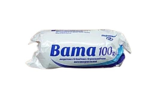 Вата нестерильна Перлина Екобинт медична гігроскопічна, ролик, 100 г