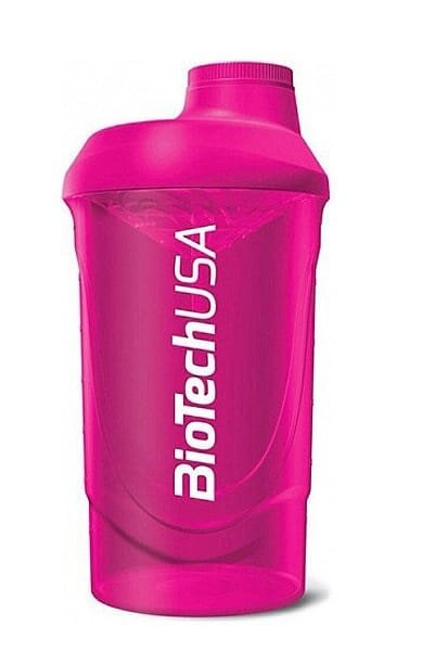 Шейкер Biotech рожевий, 600 мл