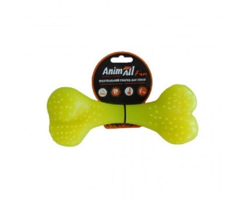 Іграшка для собак AnimAll Fun Кістка 12 см жовта