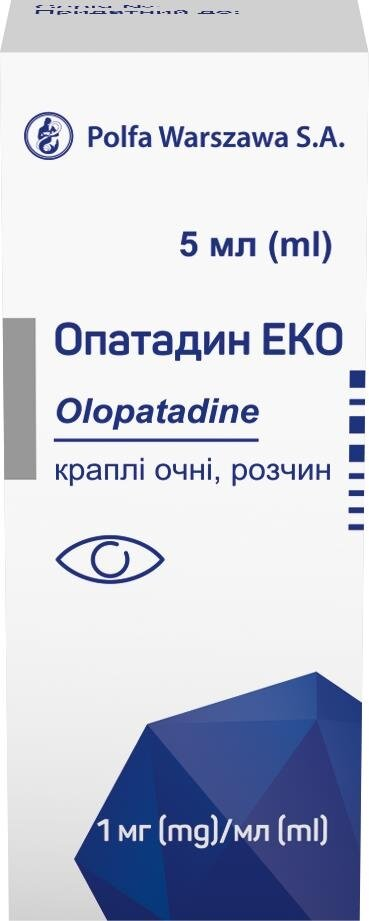 Опатадин еко краплі оч., р-н 1 мг/мл по 5 мл №1 у флак.-крап.