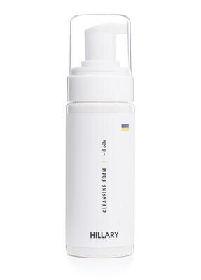 Пінка для обличчя Hillary Cleansing Foam + 5 oils Очисна для нормальної шкіри, 150 мл