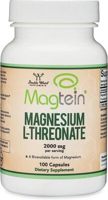 Магтеїн Double Wood Magnesium L-Threonate 2000 mg (Magtein), 100 капсул