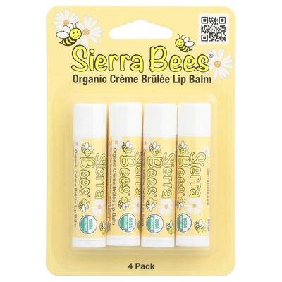Бальзам для губ Sierra Bees органічний крем-брюле, 4,25 г