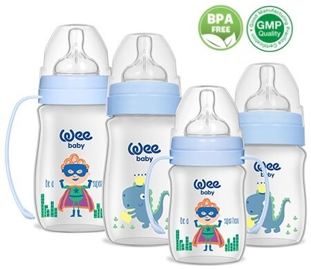 Набір Wee Baby Classic Plus (198) для годування новонароджених, блакитний