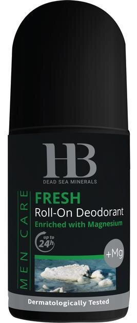 Дезодорант кульковий Health and Beauty Fresh green з магнієм для чоловіків, 75 мл