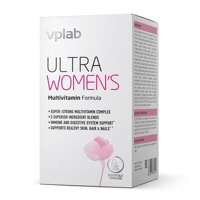 Мультивітамінна формула для жінок VPLab Ultra Woman's Multivitamin Formula, 180 каплет