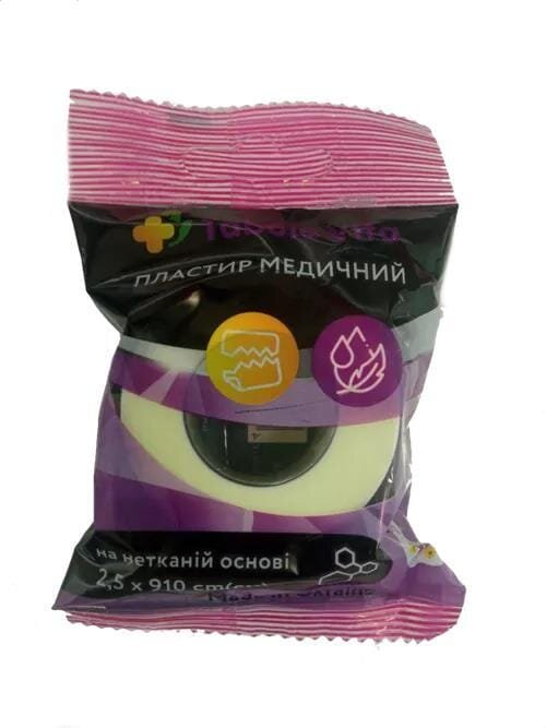 Пластир Табула Віта на нетканій основі, 2,5 см х 910 см