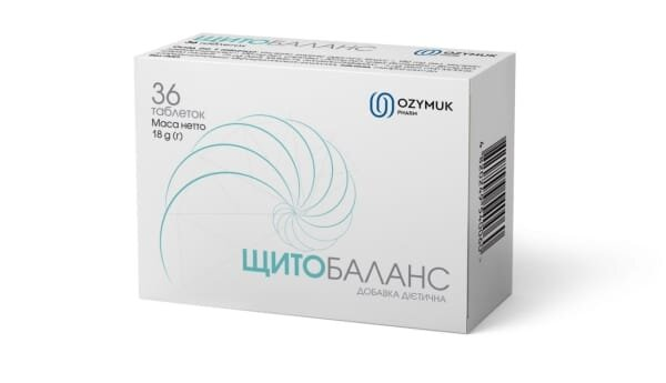 Щитобаланс таблетки по 500 мг №36 у бліст.