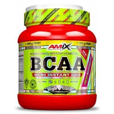 Амінокислоти Amix Nutrition BCAA Micro Instant Juice вишня 400 г + 100 г