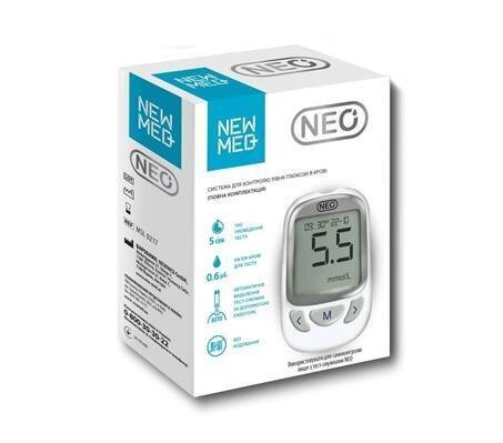 Глюкометр NewMed Neo + 50 тест-смужок