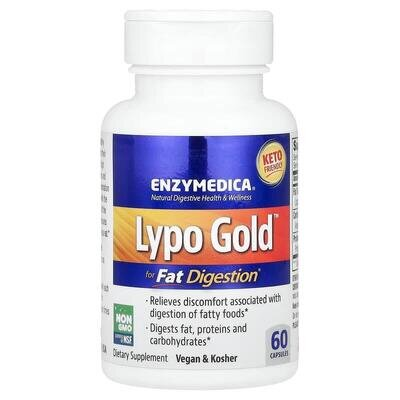 Травні ферменти Enzymedica Lypo Gold, 60 капсул