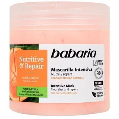Маска для волосся Babaria Інтенсивна, живлення та відновлення, 400 мл