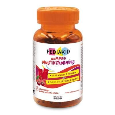 Педіакід PEDIAKID Gommes Multivitaminees Ведмежуйки Мультівітаміни жувальні таблетки №60 у флак.