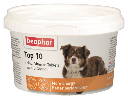 Вітамінно-мінеральний комплекс Beaphar Top 10 Dog універсальний для собак, 180 таблеток