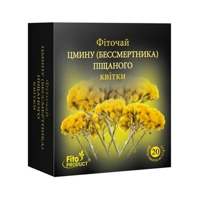 Фіточай Фітопродукт Цмину піщаного квітки по 1,5 г №20 у філ.-пак.
