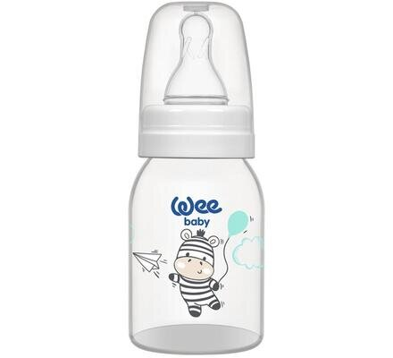 Пляшечка для годування Wee Baby Classic PP, силіконова соска №1, 125 мл
