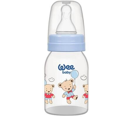 Пляшечка для годування Wee Baby Classic PP, силіконова соска №1, 125 мл