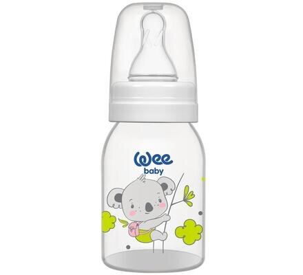 Пляшечка для годування Wee Baby Classic PP, силіконова соска №1, 125 мл