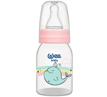 Пляшечка для годування Wee Baby Classic PP, силіконова соска №1, 125 мл