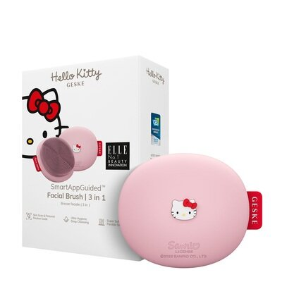 Щітка для обличчя GESKE 3 в 1 by Hello Kitty, Рожева