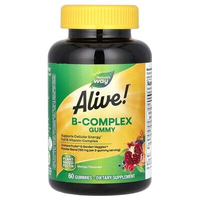 Вітаміни групи В Nature's Way Alive! B-Complex, 60 таблеток