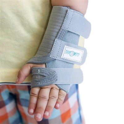 Бандаж на променевозап'ястний суглоб Алком 3007 kids еластичний, колір сірий, правий, розмір 2