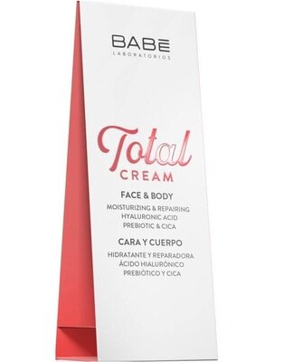 Крем для обличчя та тіла Babe Laboratorios Total Cream універсальний мультифункціональний, 60 мл