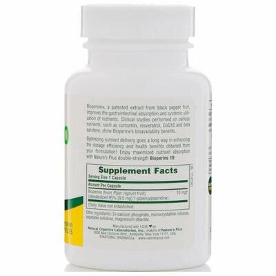 Біоперін Nature's Plus Bioperine 10 мг, 90 капсул