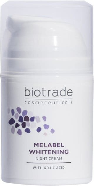 Крем для обличчя Biotrade Melabel нічний відбілюючий для шкіри з гіперпігментацією, 50 мл