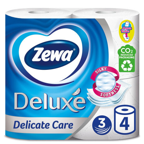 Туалетний папір Zewa Deluxe 3 шари, 4 рулони