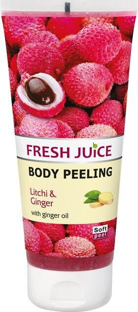 Пілінг для тіла Fresh Juice Litchi & Ginger, 200 мл