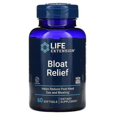 Комплекс від здуття живота Life Extension Bloat Relief, 60 гелевих капсул