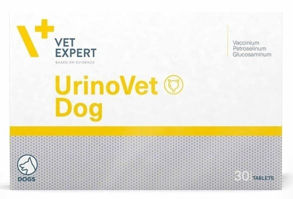 УріноВет Дог VetExpert UrinoVet Dog підтримка сечового тракту собак, 30 таблеток