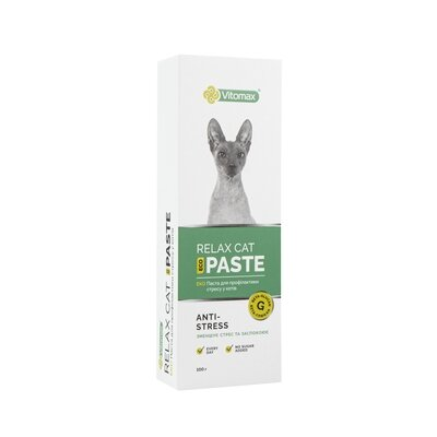 Еко Паста Vitomax для профілактики стресу у котів, 100 г