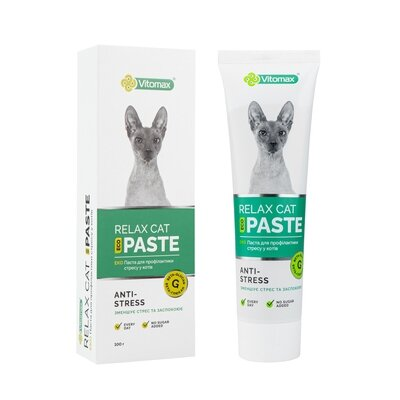 Еко Паста Vitomax для профілактики стресу у котів, 100 г