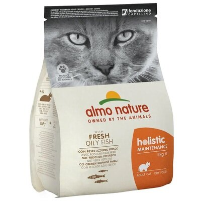 Корм сухий Almo Nature Holistic Cat для стерилізованих котів зі свіжою жирною рибою, 2 кг