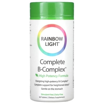 Комплекс Rainbow Light Complete B-Complex, 90 таблеток